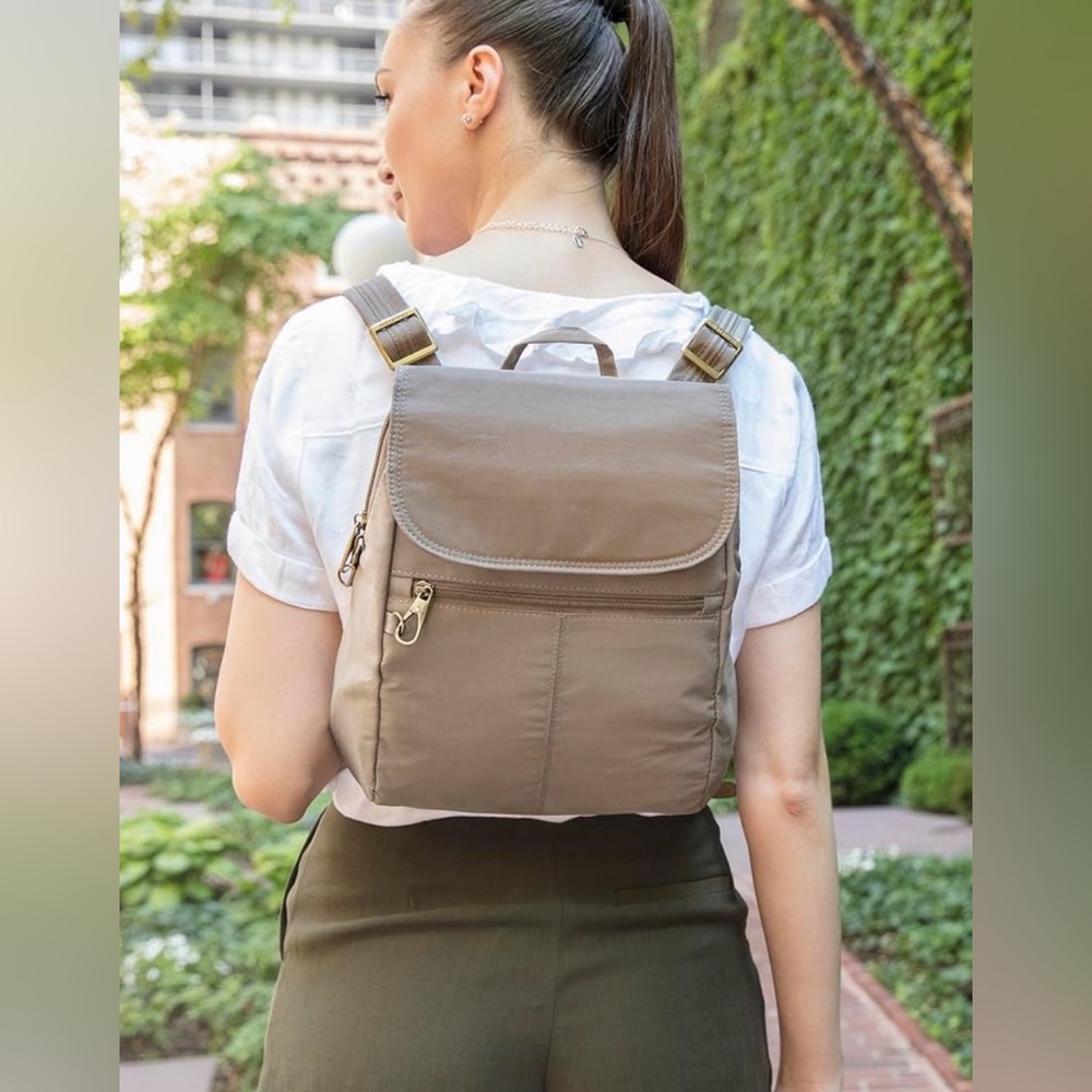 Travelon Anti-Theft Signature Slim Backpack - Picture 5 of 9